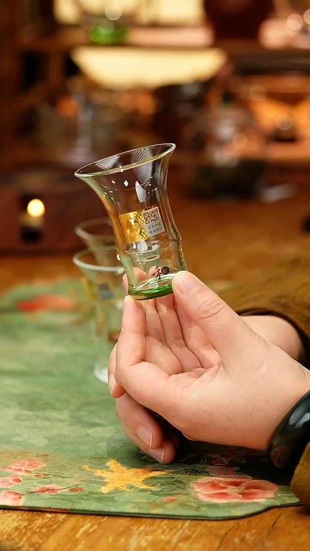 【闪购商品】禾器/晶彩君悦单杯/湖绿