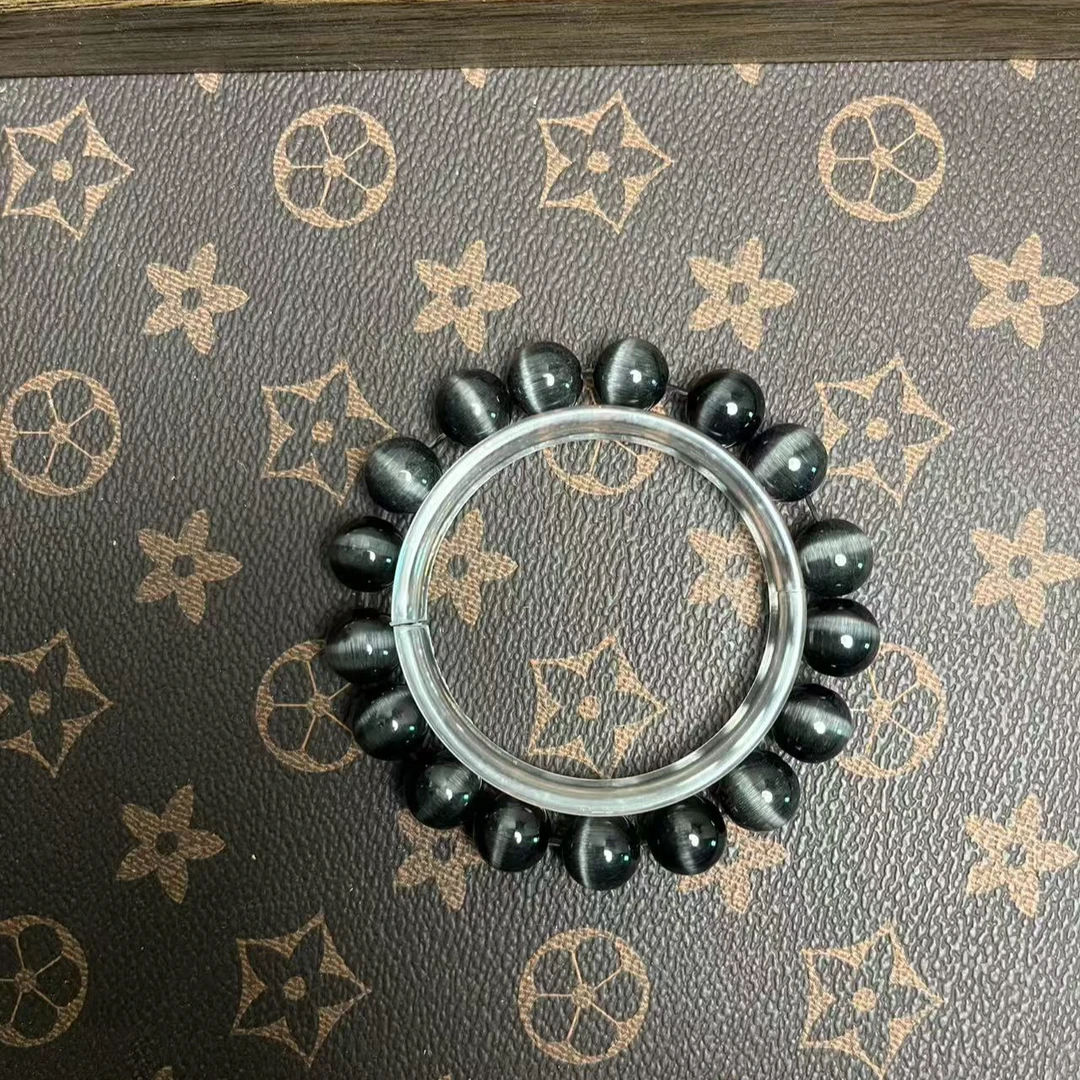 重楼文玩猫眼手串