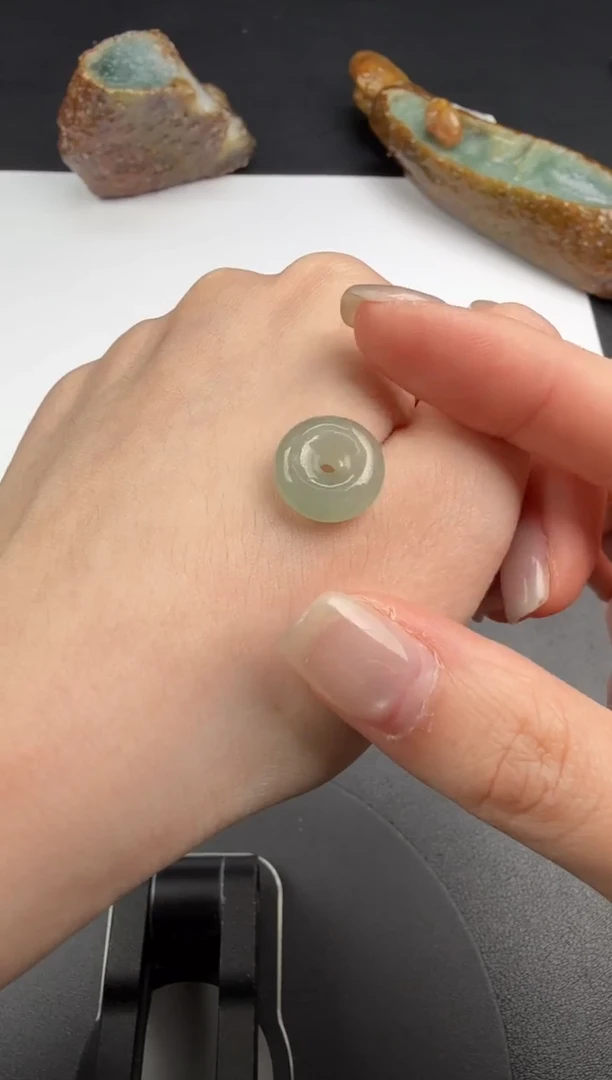 吊坠(不含链)未镶嵌翡翠愛****黃翡翠饰品-7