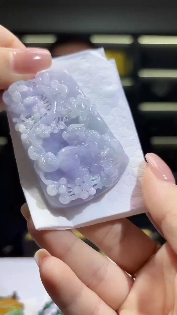 未镶嵌定制翡翠35/1216/C/多样性发其一件/貔貅