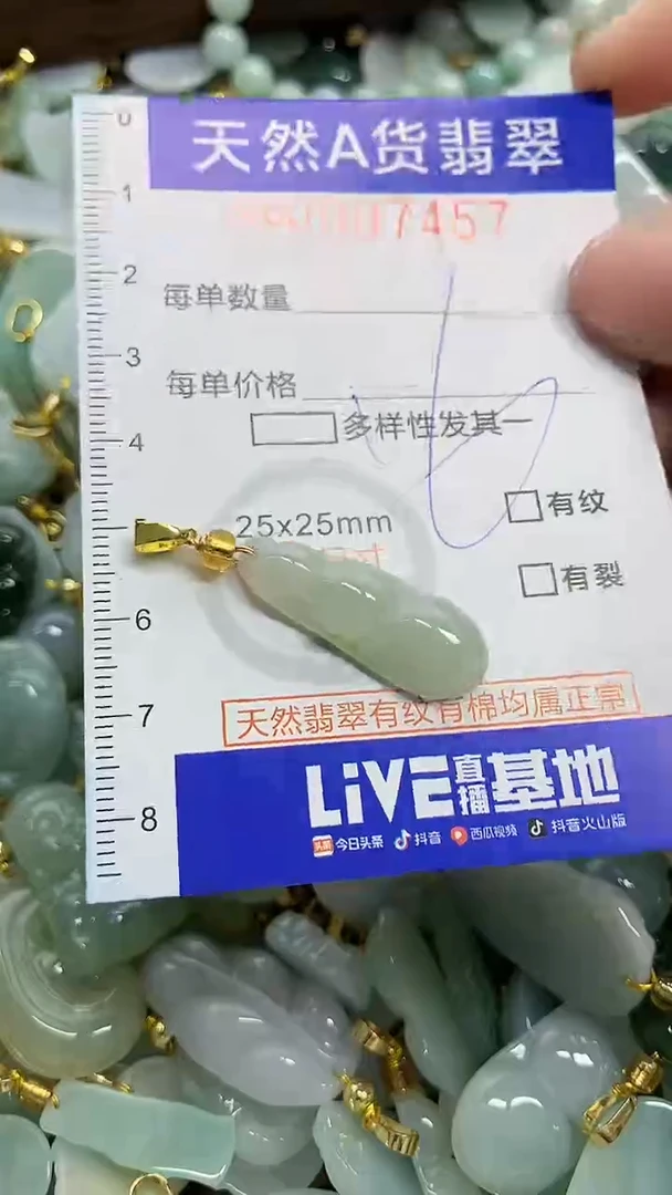颈饰未镶嵌翡翠天然A货翡翠