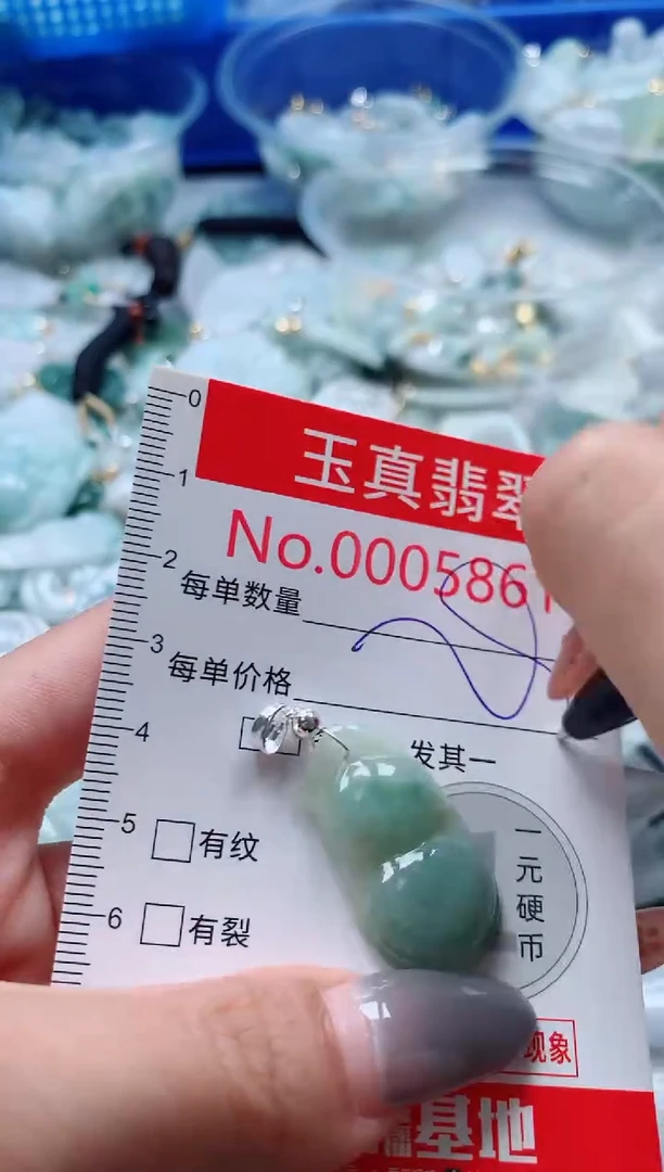 吊坠(不含链)未镶嵌翡翠5861