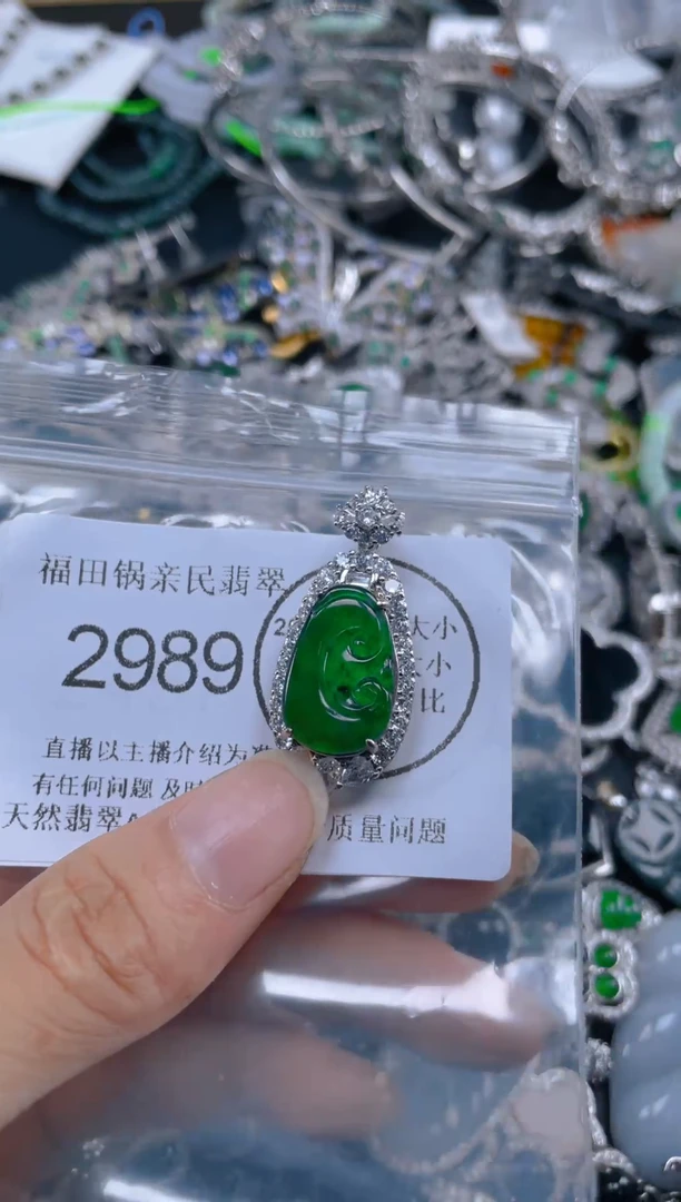 颈饰未镶嵌翡翠.........