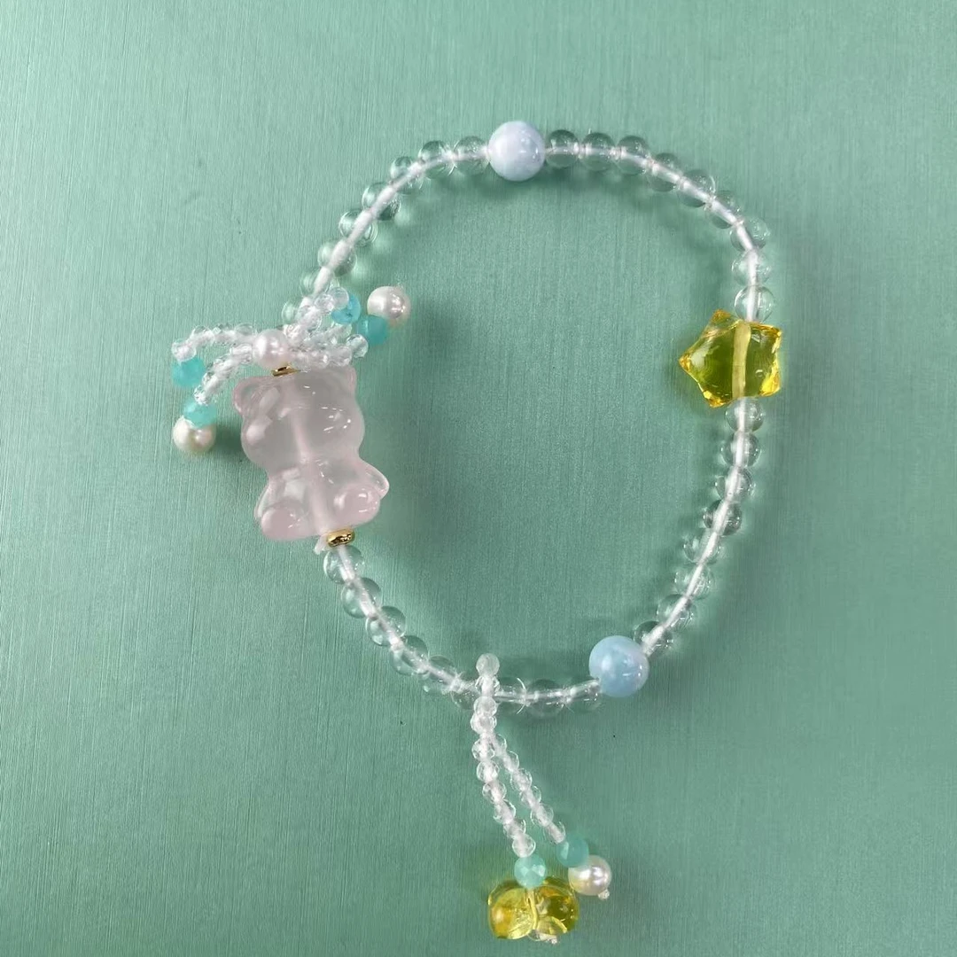 琥珀雕刻手工DIY手串0709-A26