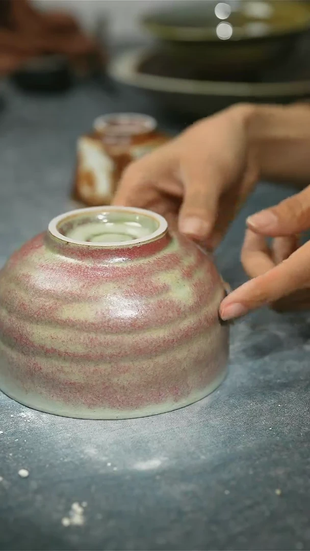 【闪购商品】碗浪鬼柴烧釉绘柴烧杯