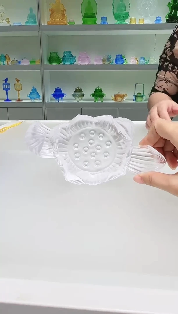 手工艺品琉璃古法琉璃底座