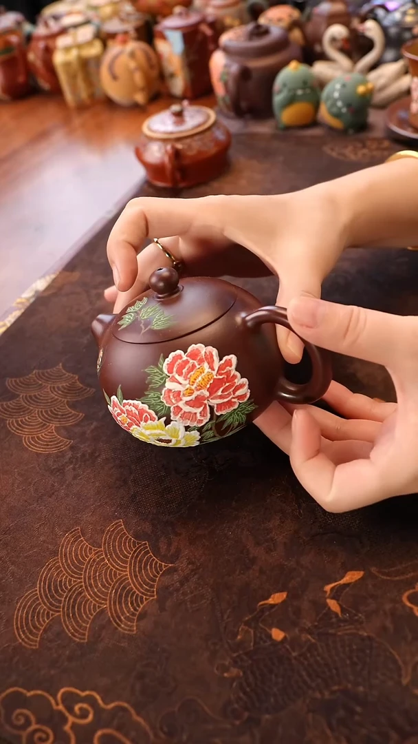 茶壶紫砂紫朱泥西施壶