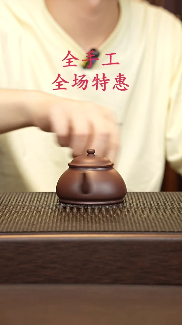 茶壶紫砂源头精品手工作品6309