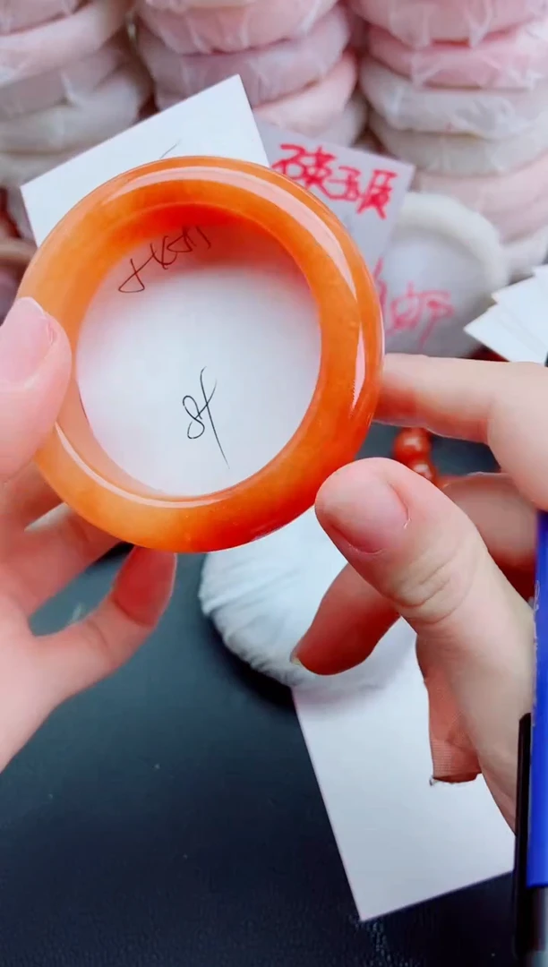 【闪购商品】石英质玉手镯未镶嵌k115-54-55