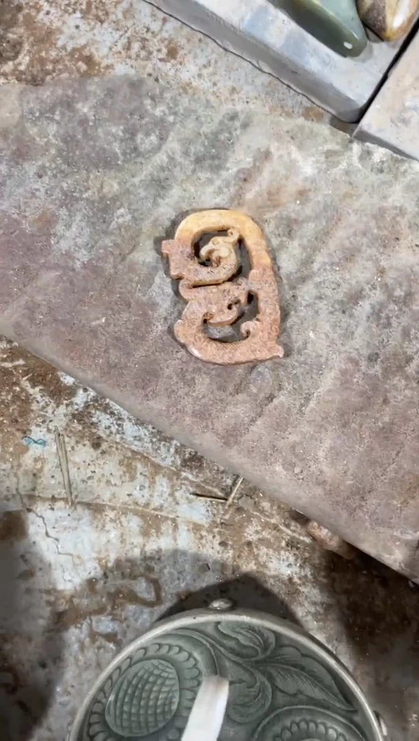 瓷片手工，手绘，陶瓷