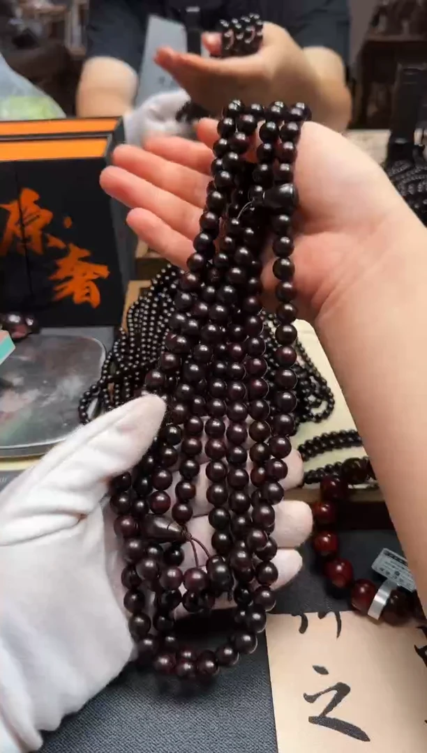 小叶紫檀手串/手链小叶紫檀1.0*18