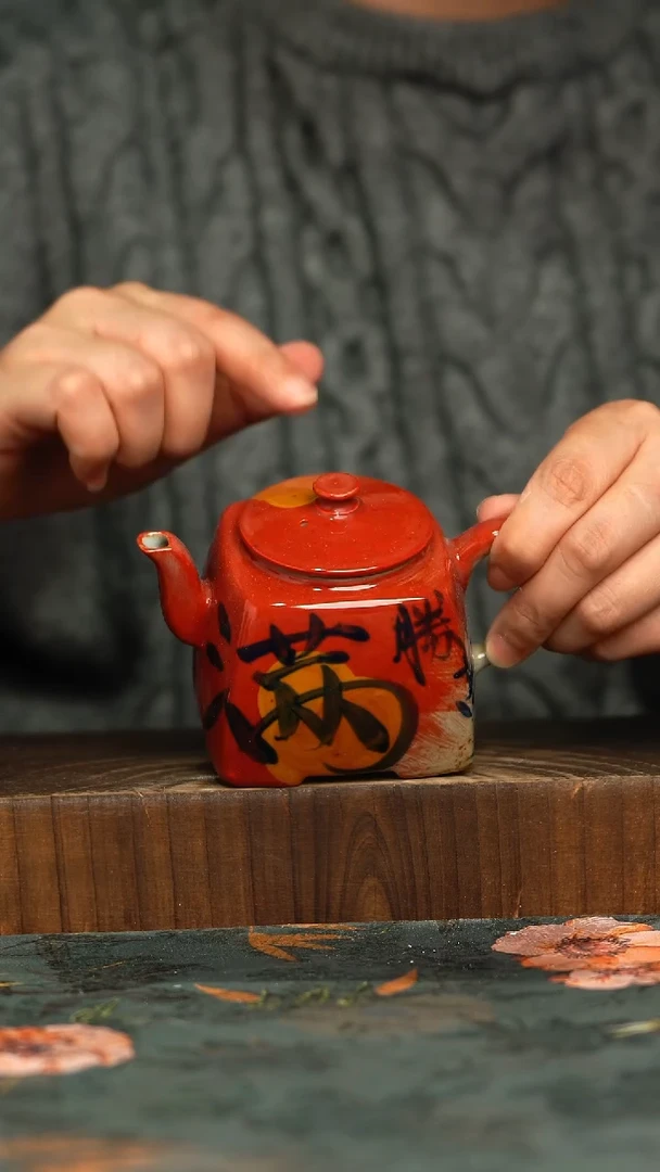 杯釉下彩手工手绘同款陶器