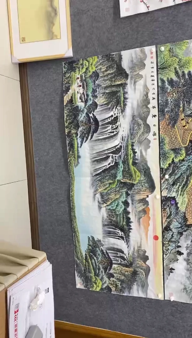 国画爱****兔沈常滨 省美协 小六尺180*70cm