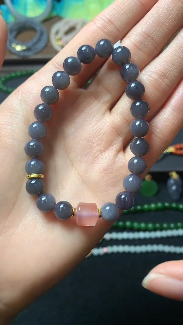 【闪购商品】和田玉手串银S925镶嵌手串