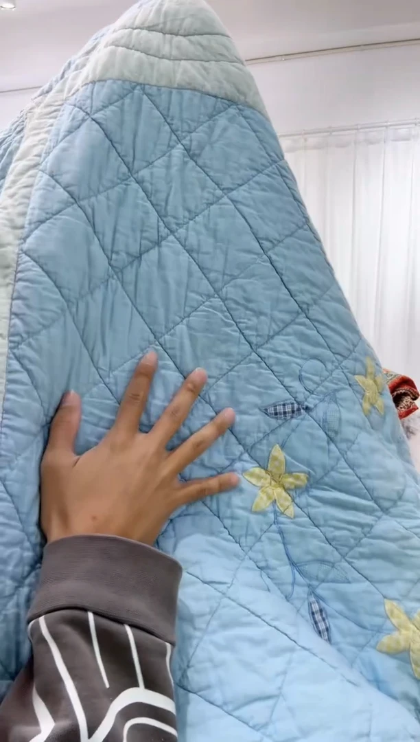 棉180*180纯棉床盖41号微瑕