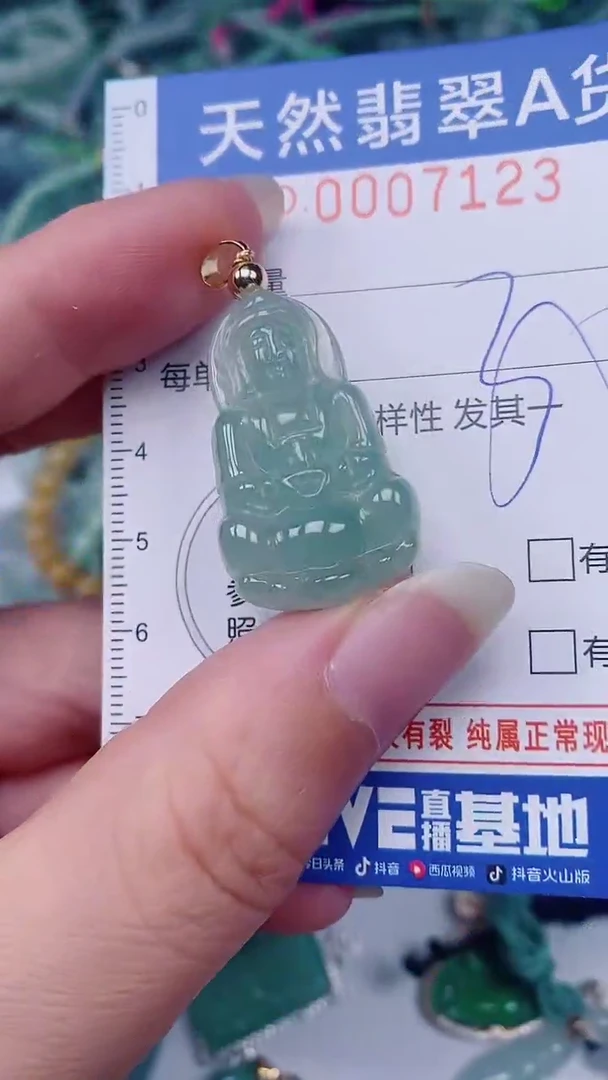 翡翠未镶嵌颈饰00007123