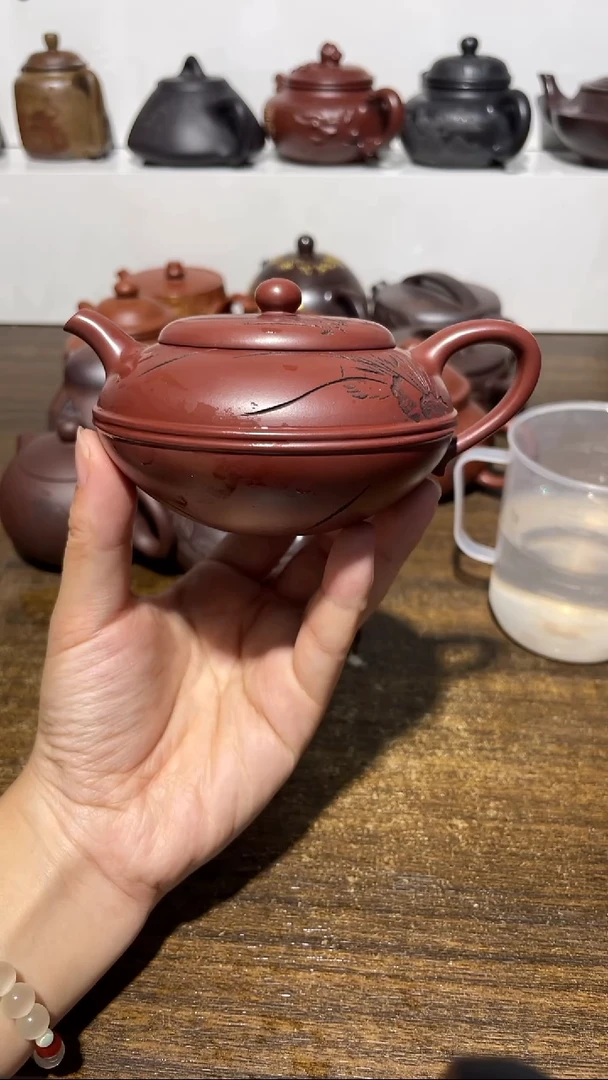 茶壶紫砂宜兴黄龙山原矿紫砂17