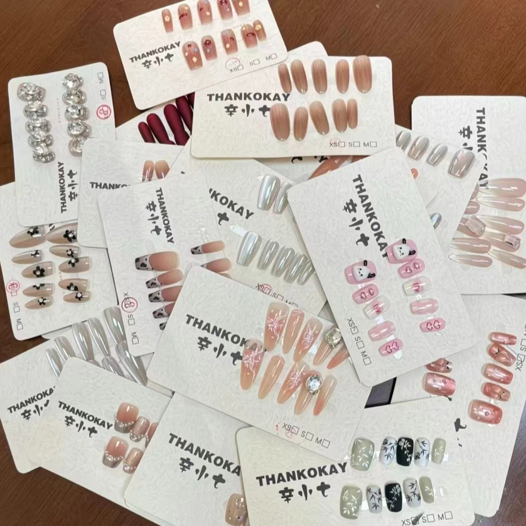 【晶钻芭蕾】纯手工精品重工美甲穿戴甲盲盒百搭精致显白穿戴甲