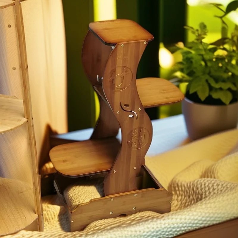 楠竹多功能花架花台左右花台