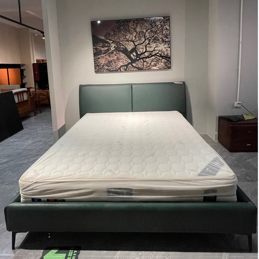 【包邮】特莫锐系列2320头层牛皮1.8米床2120*2280*1080H轻奢简约