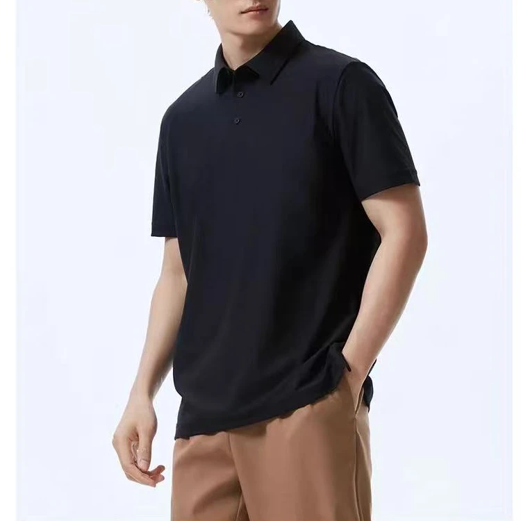 *林家 男士夏季高尔夫 简约 华夫格POLO衫短袖   (不可机洗)