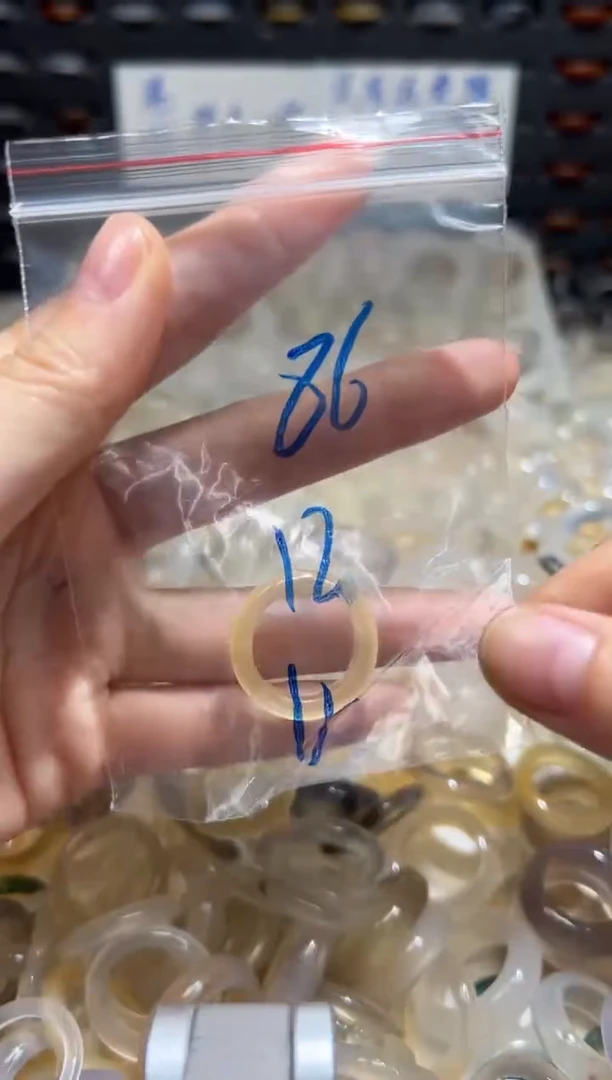 未镶嵌戒指玛瑙/玉髓86