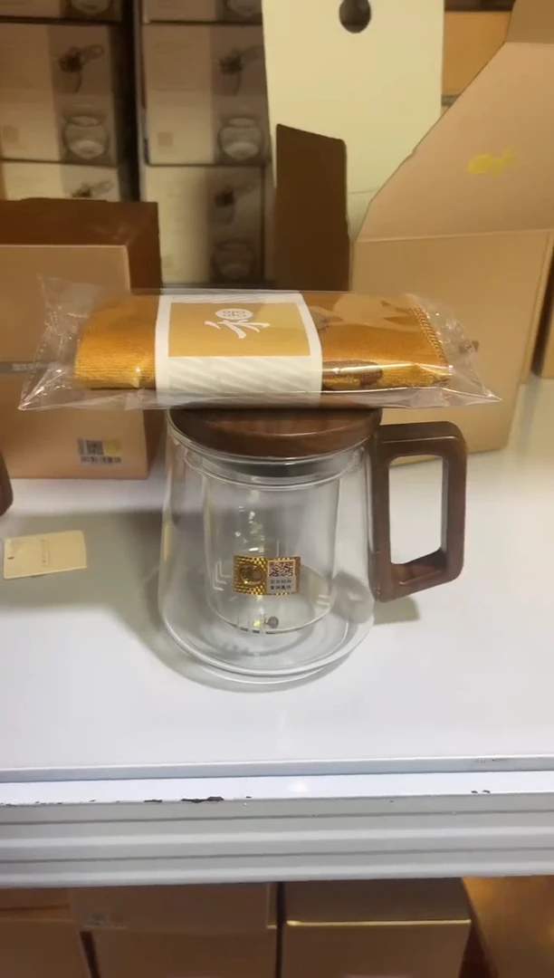 【闪购商品】木笙办公杯+禾器茶巾