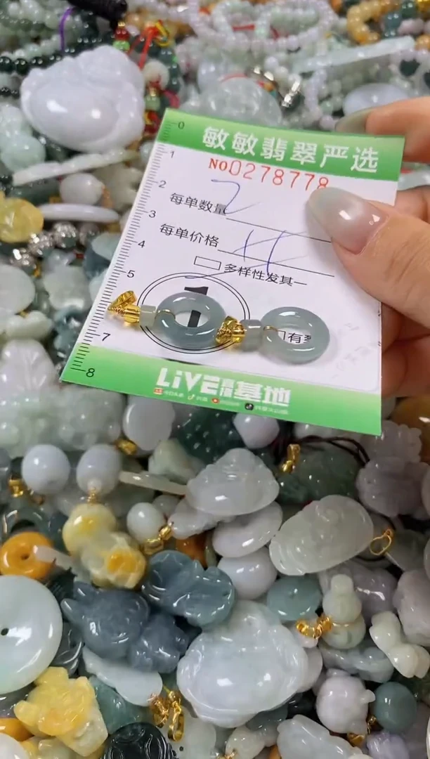 翡翠未镶嵌颈饰闪购0278778多样性发其一