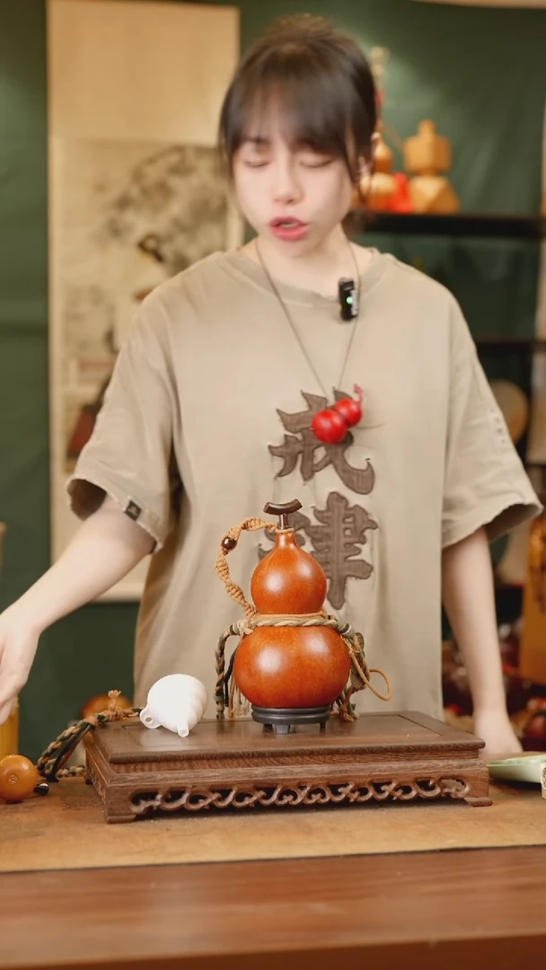 143号精品天然大漆酒葫芦一物一拍~