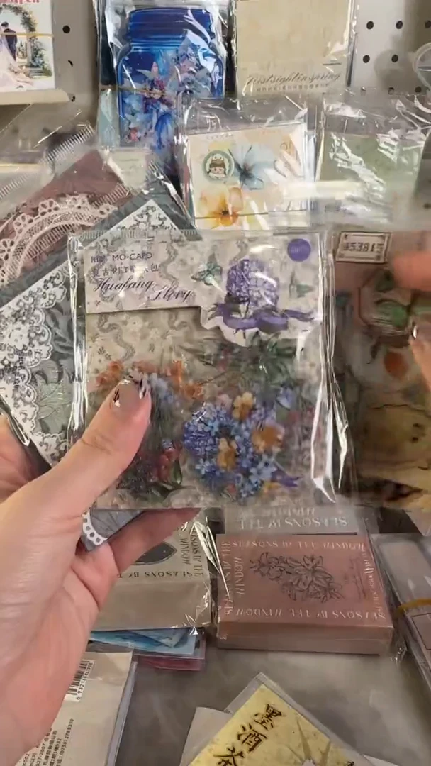 复古贴纸素材包 5款