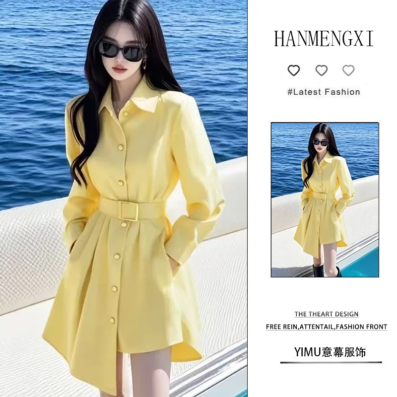 春季穿搭一整套女2025新款韩系时尚潮流复古上衣设计半身裙两件套