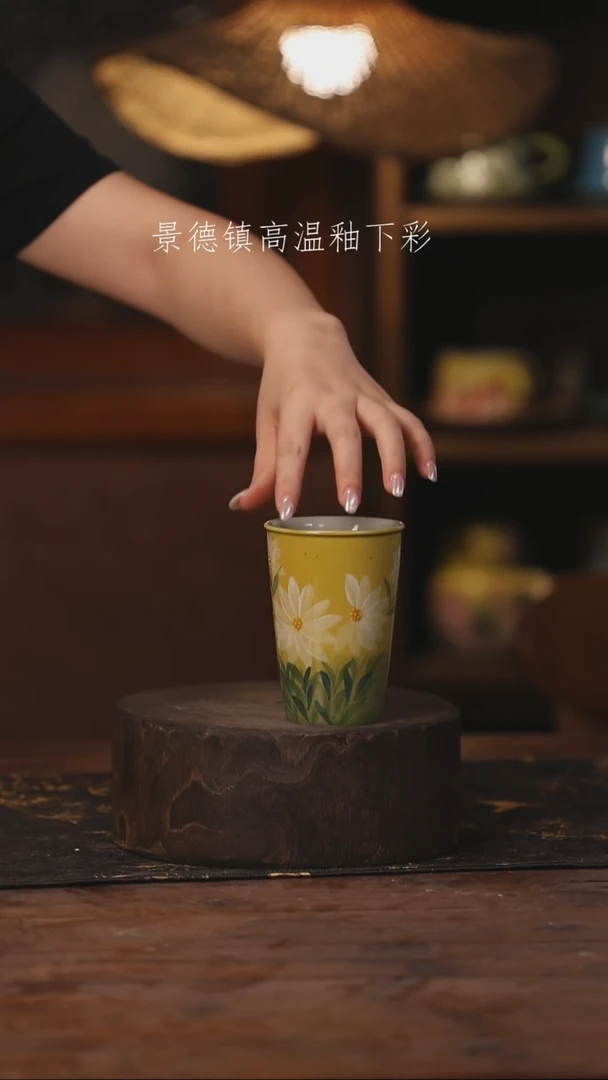陶瓷景德镇高温釉下手绘陶瓷143