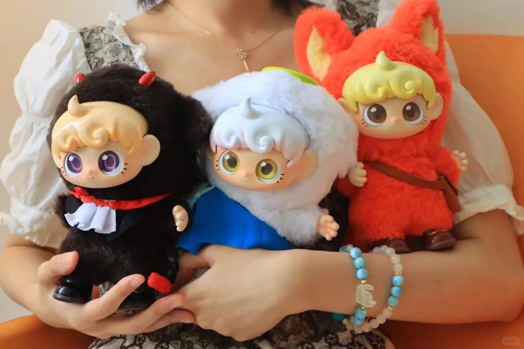 【拆盒】卷卷森野之梦系列毛绒盲盒 国潮玩具