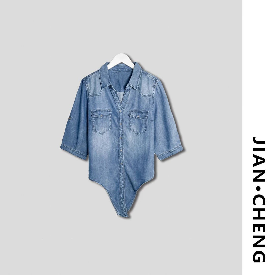 【简柽】天丝牛仔衬衫D506-9321