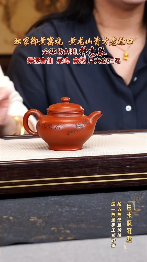 宜兴原矿紫砂壶韩惠琴