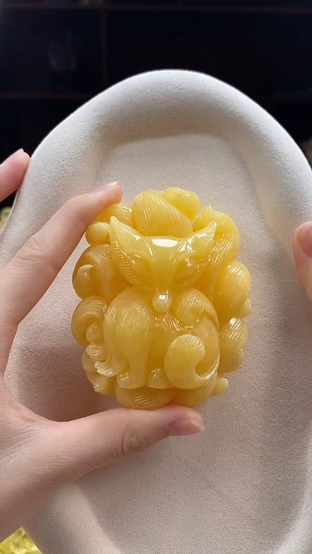 琥珀颈饰未镶嵌吊坠