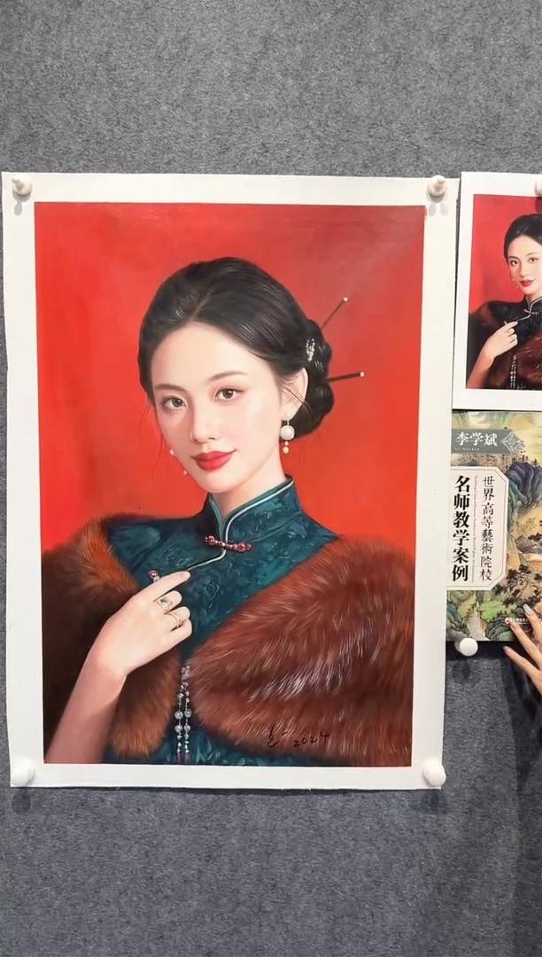 国画道一老师绘作笔墨AC-34