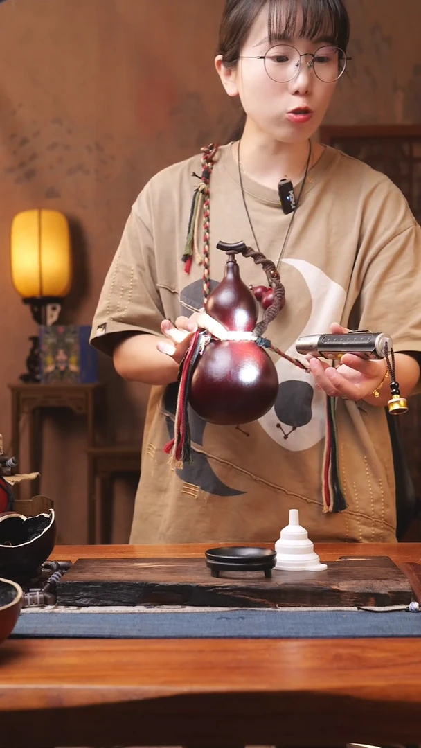 1182号精品大漆葫芦防腐防渗装水茶酒