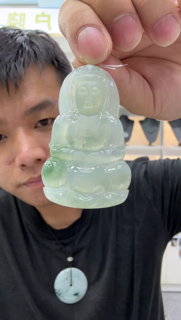 未镶嵌挂件翡翠天然翡翠A货孤品一件