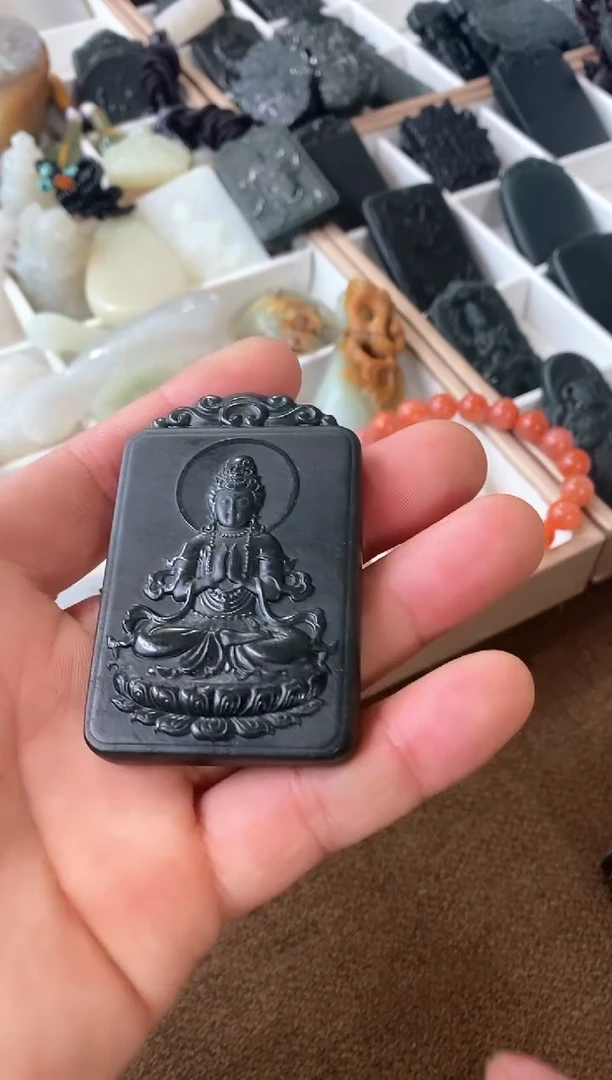 【闪购商品】和田玉吊坠(不含链)未镶嵌观音