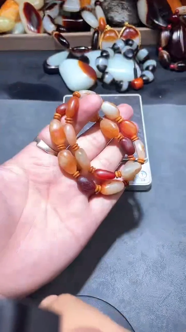 【闪购商品】和田玉手串未镶嵌YL-LL-1.16-8多样性发货