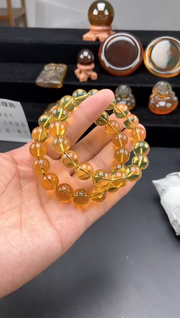 手链琥珀未镶嵌蓝珀手串【多样性发货其中一】