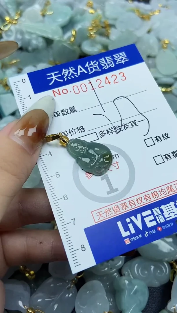 【闪购商品】翡翠颈饰未镶嵌天然A货翡翠