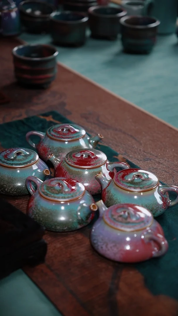 21-6石瓢壶（苗幸伟 窑变随机）