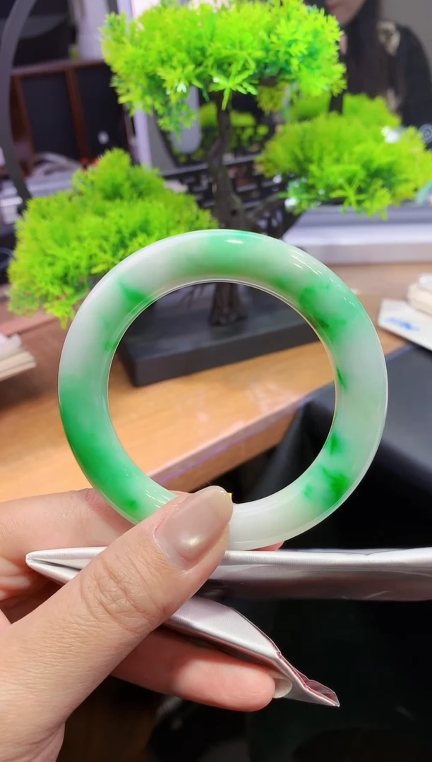 未镶嵌手镯翡翠k51天然A货缅甸翡翠56.8