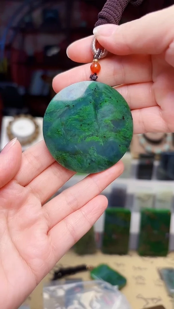 和田玉未镶嵌挂件236