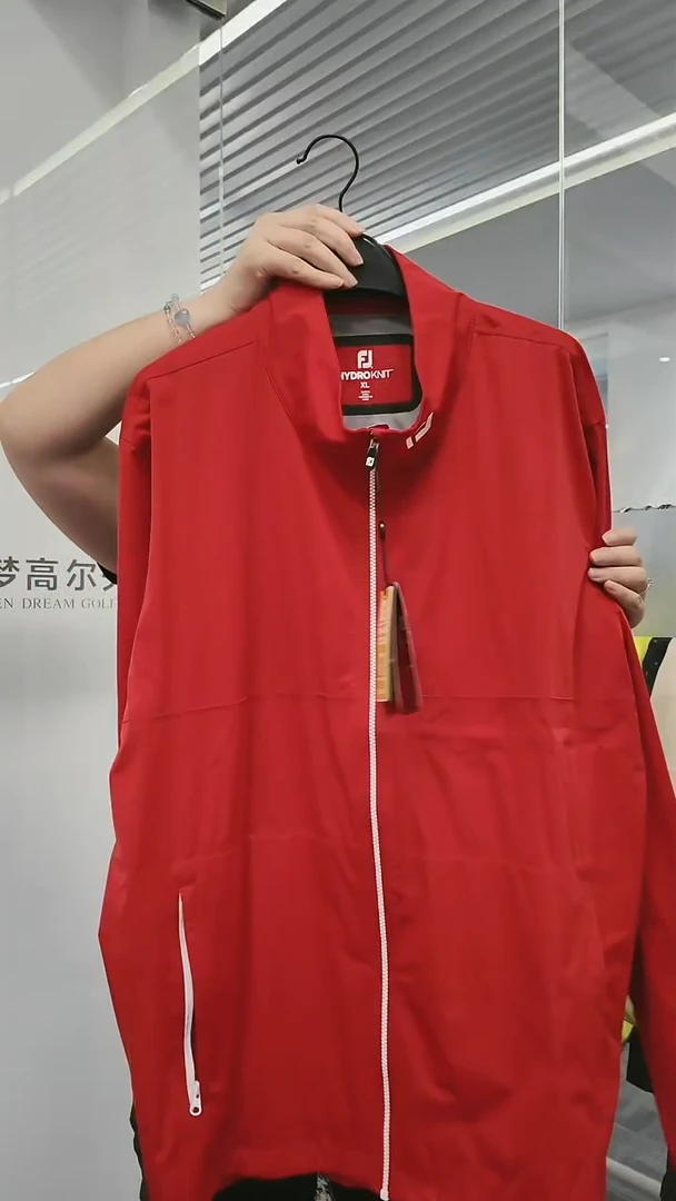 FJ-拒水夹克-男士-88803-XL-红