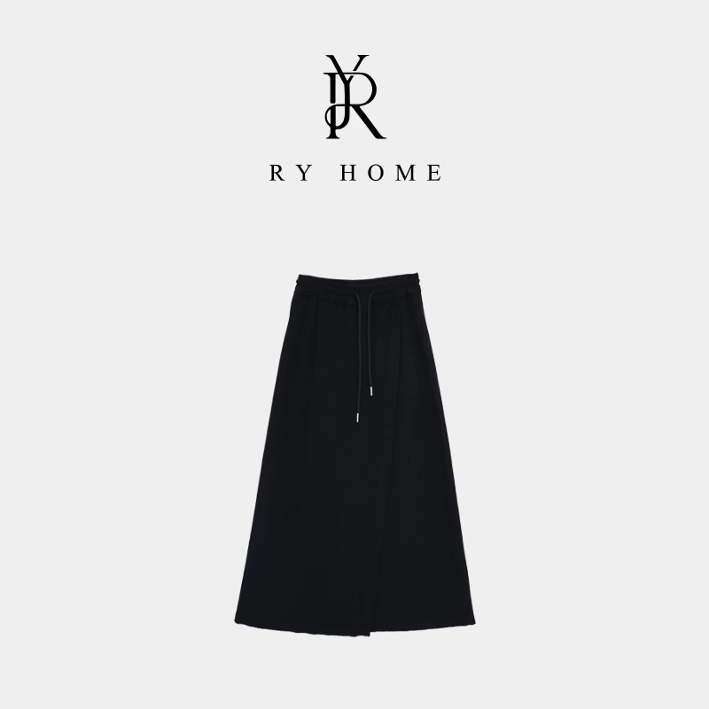 【容雨RYHOME】“奢黎”春秋净版塑腰休闲半裙24Q1198
