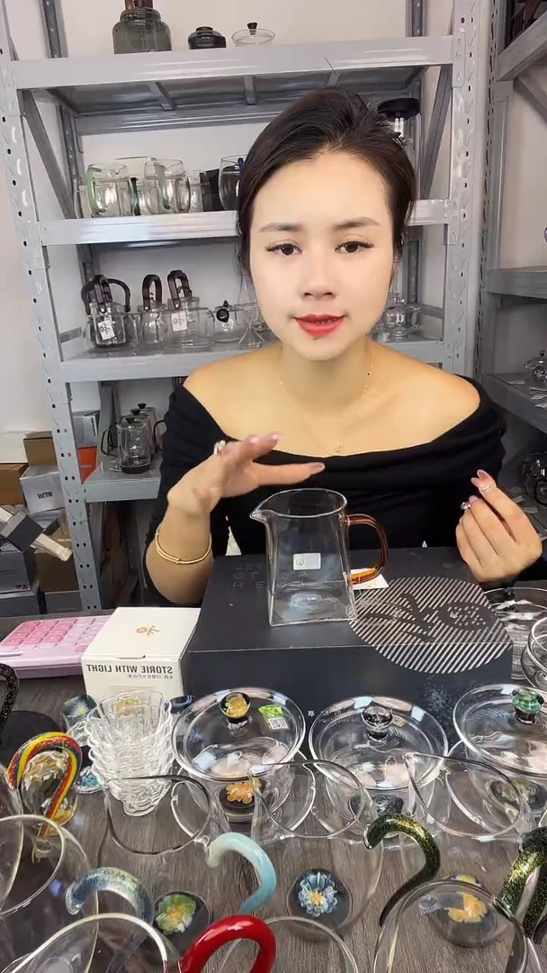 手工艺品玻璃禾器  瀚然公道杯  琥珀色