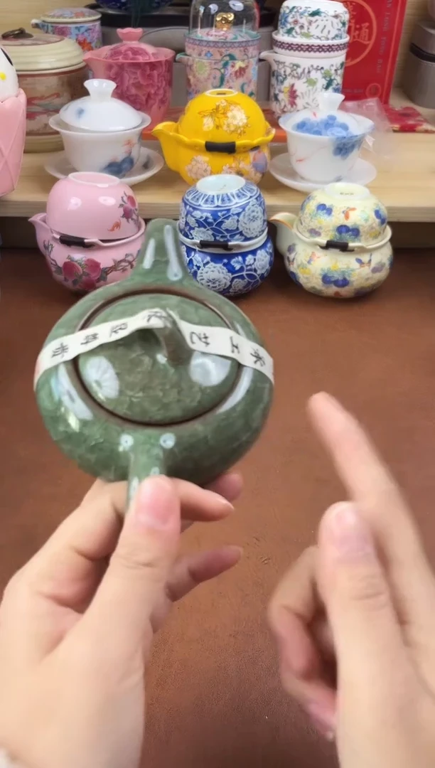 陶陶瓷茶具摆件旅行套组